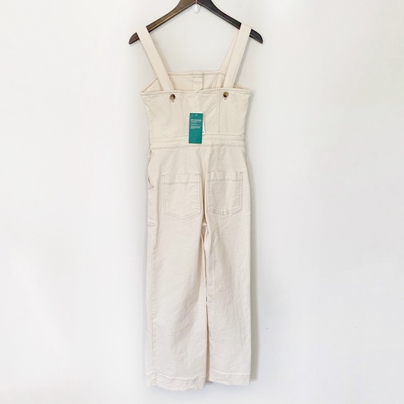 NWT H&M Workwear Coveralls Jumpsuit in Ivory Denim size XS - Picture 10 of 10